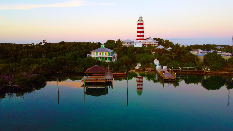 The Elbow Reef Lighthouse is the only kerosene-fueled, hand-cranked lighthouse in the world. However, an automated kerosene-fueled lighthouse at San Salvador in the Bahamas may soon return to manual operation.