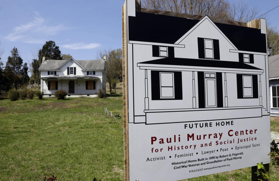 The childhood home of Pauli Murray (Gerry Broome / AP)
