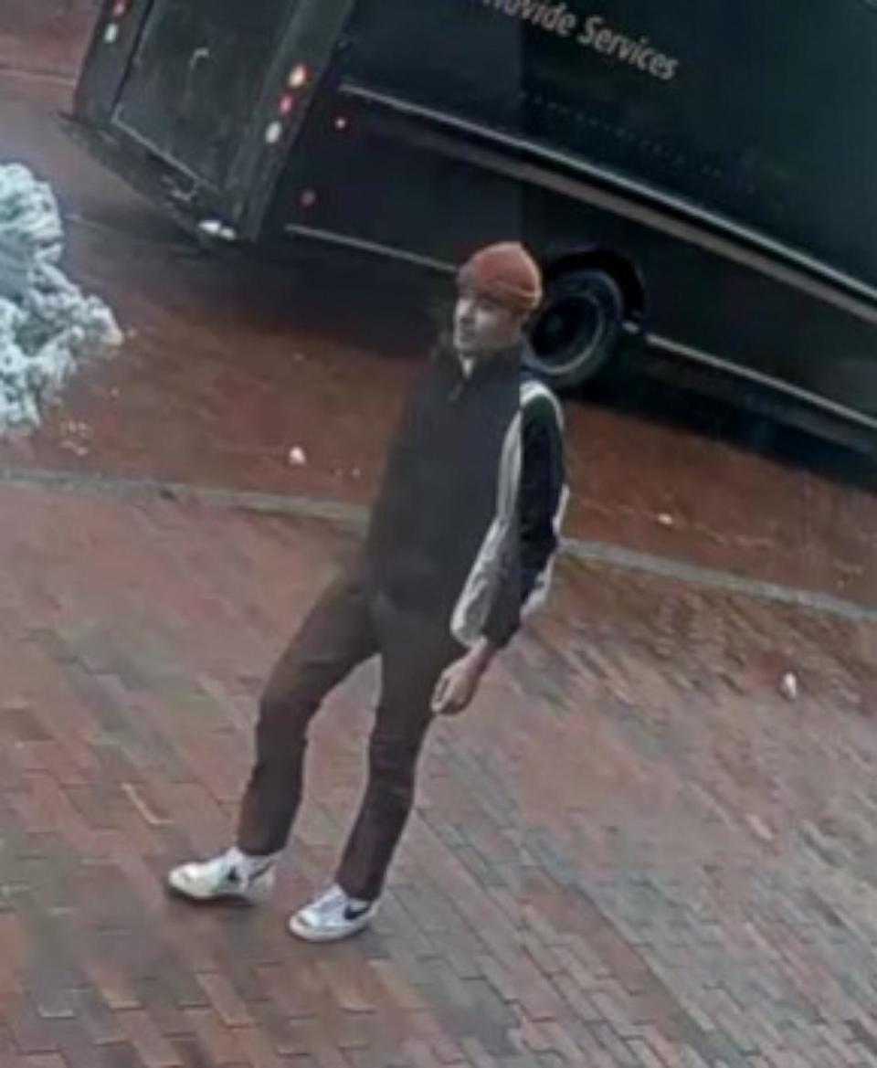 PHOTO: The Burlington Police Department released a photo of a suspect sought in connection with an arson incident at Sen. Bernard Sanders' office. (Burlington Police Department)