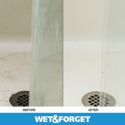 Wet & Forget, a super simple cleaner you just spray in your shower/tub once a week