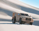The Oshkosh L-ATV would be the first hybrid-electric all-terrain military light tactical vehicle.