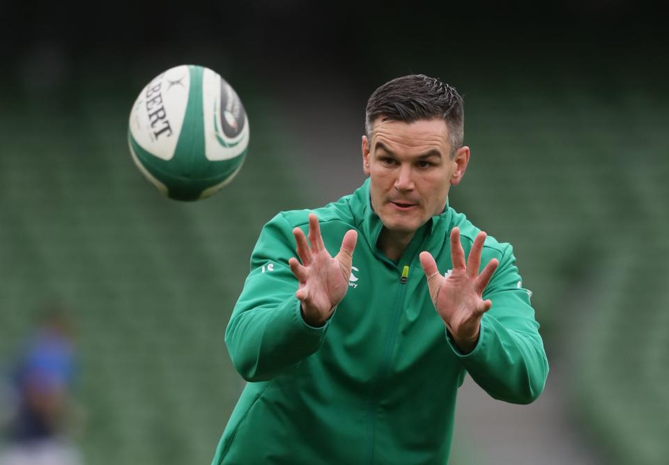 Johnny Sexton returns to lead Ireland against Scotland in their final Autumn Nations Cup match (EPA)