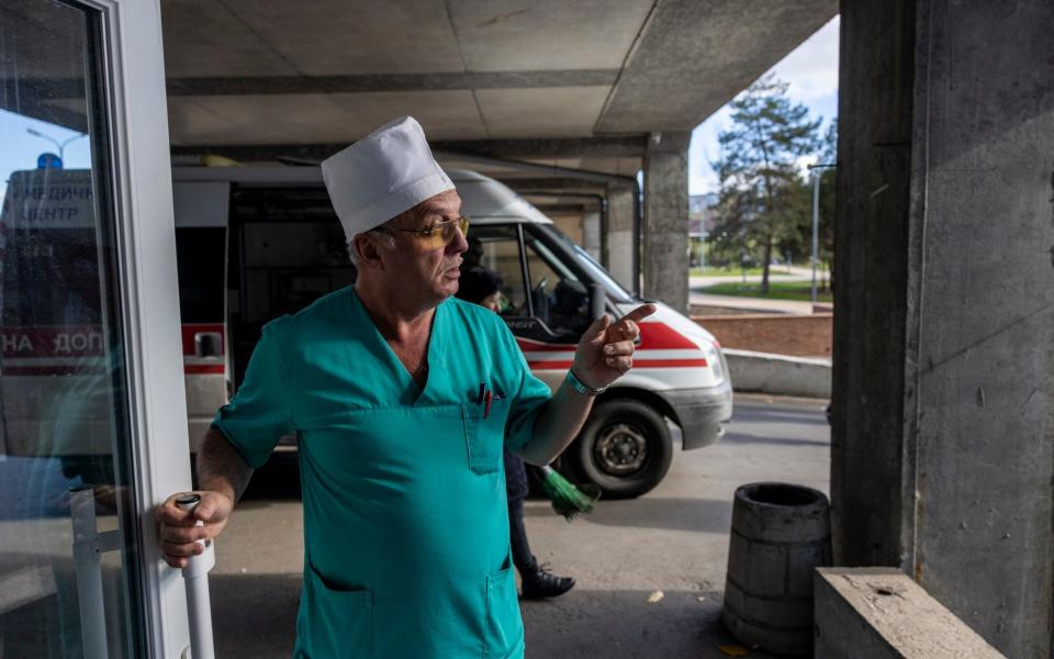 A hospital in Kryvyi Rih, southern Ukraine - Heathcliff O'Malley