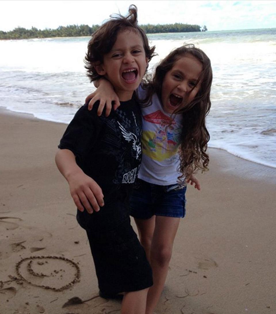 WHEN THEY WERE SO EXCITED TO PLAY AT THE BEACH