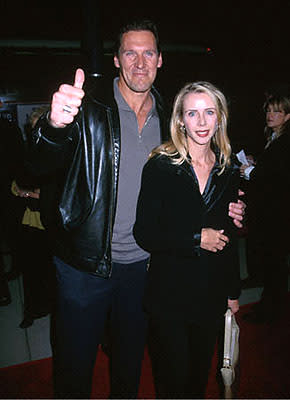 Ralf Moeller and his wife at the Beverly Hills premiere of Castle Rock's Proof Of Life