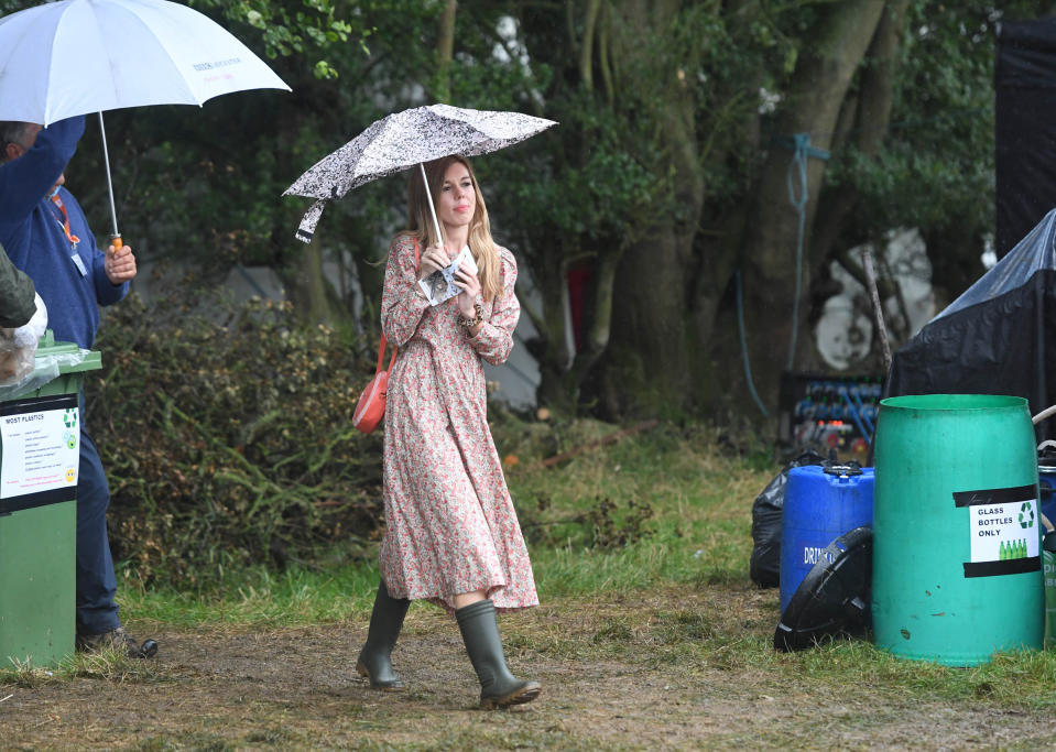 Carrie Symonds, the partner of Prime Minister Boris Johnson, attends Birdfair, an environmental awareness conference, at the Rutland Water Nature Reserve in Egleton near Oakham, where she is due to give a speech.