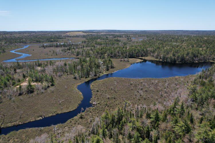 The proposed wind farm would be constructed near the Mersey River, south of Milton, N.S.