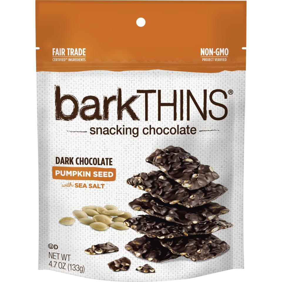 DARK CHOCOLATE PUMPKIN SEED BARKTHINS