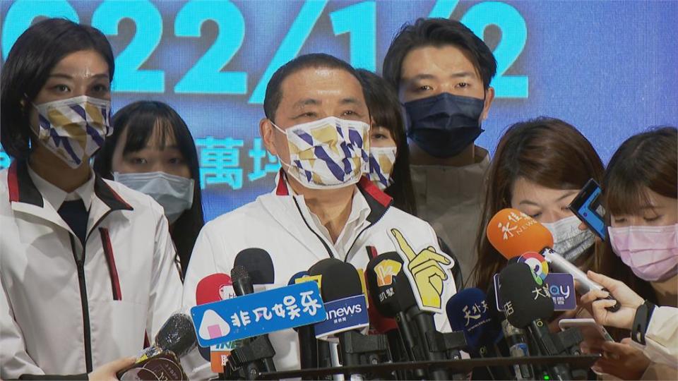 新北耶誕城開箱記者會　遭抗議人士鬧場　侯友宜向不法份子撂重話