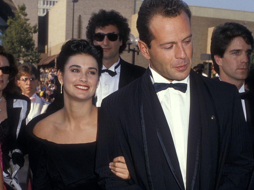 bruce willis and demi moore in 1987