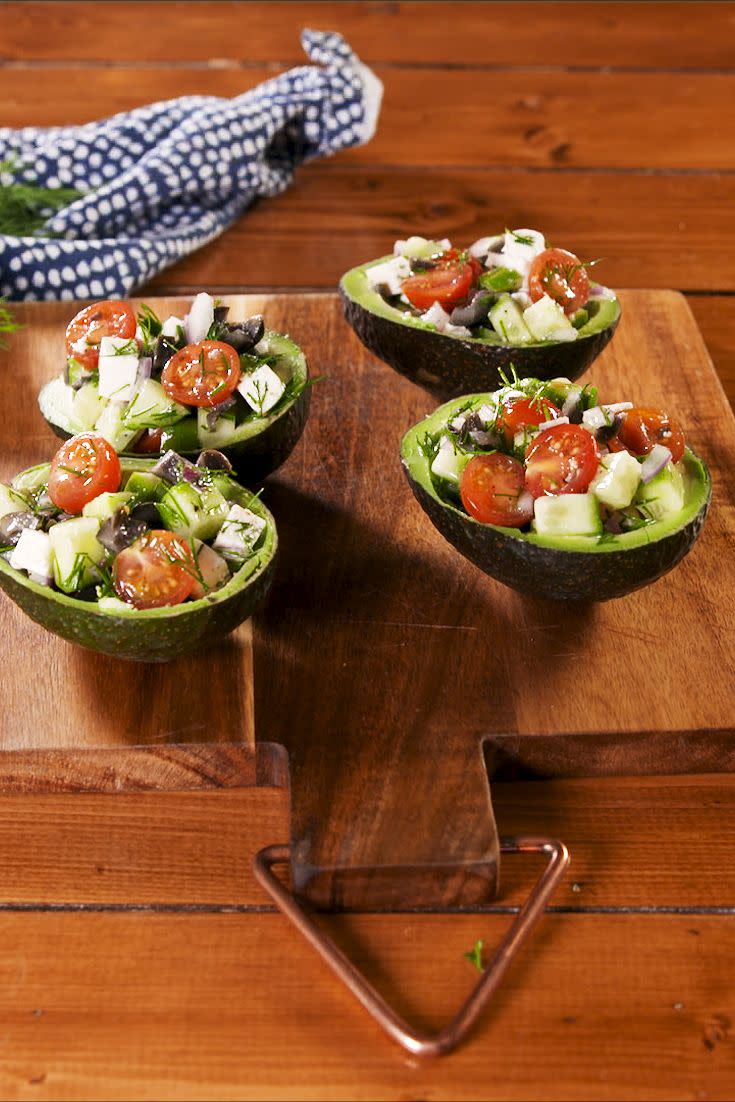 Greek Stuffed Avocado