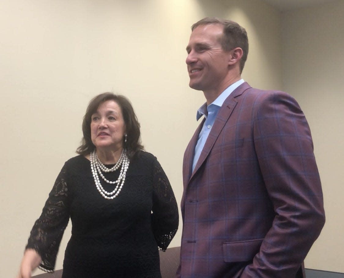 Former NFL quarterback Drew Brees was in Corpus Christi on Wednesday to serve as the guest speaker for this year’s Christus Spohn Health System Lyceum.