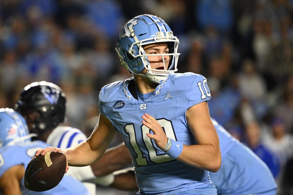 North Carolina is going to have to replace QB Drake Maye in 2024.