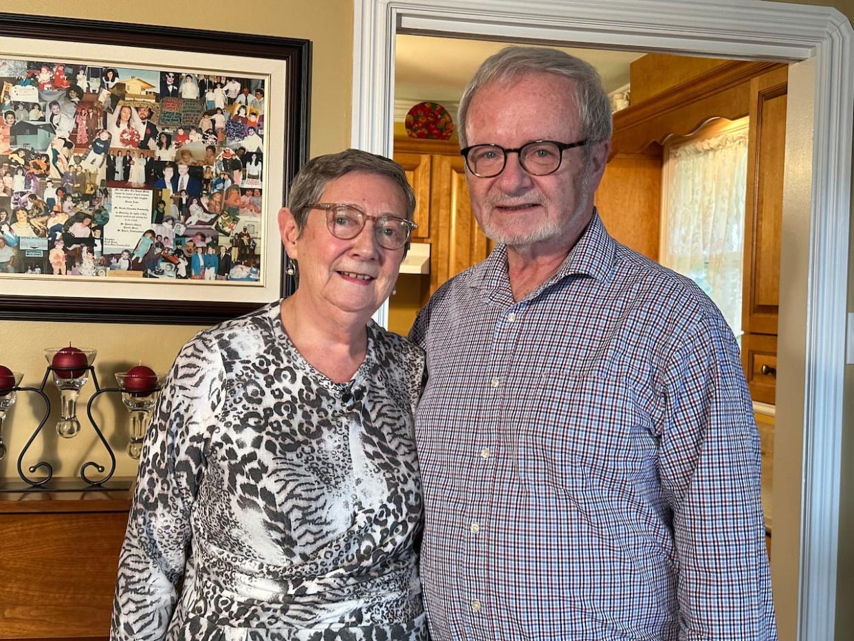 Doreen and Gerry Noseworthy retired more than 20 years ago. Doreen taught primary school and Gerry worked as an accountant and an administrator in the provincial public service. (Chris O'Neill-Yates/CBC - image credit)