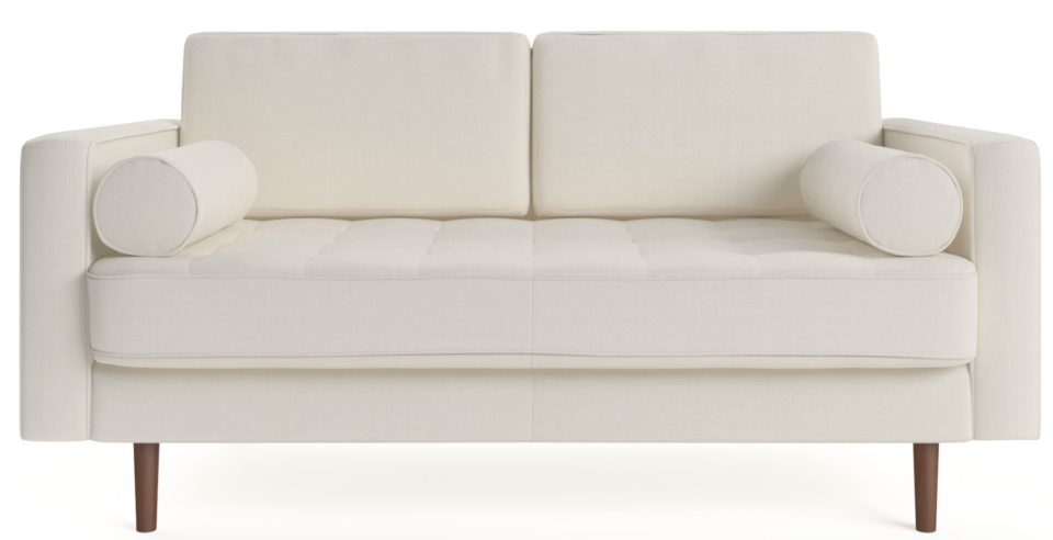 white two-seater sofa on sale