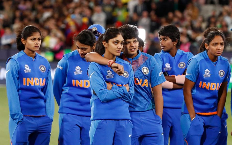 India's players look dejected  - GETTY IMAGES