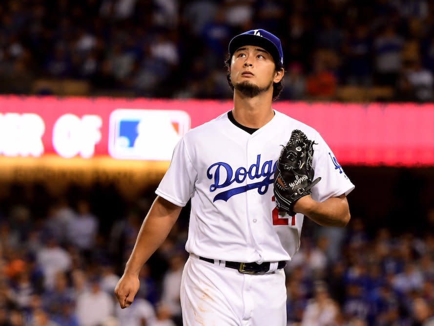 Yu Darvish continues to express disappointment over his World Series performance. (AP)