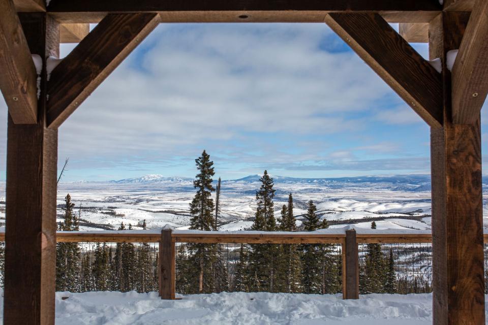 Winter on Green Mountain at Brush Creek Ranch