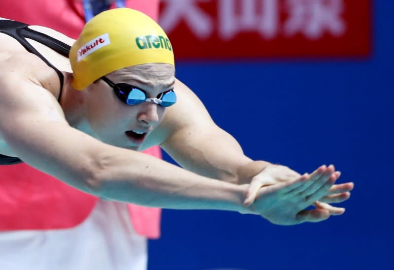 FOTO DE ARCHIVO. La nadadora australiana Cate Campbell participa en el 18° FINA World Swimming Championships, en Gwangju, Corea del Sur