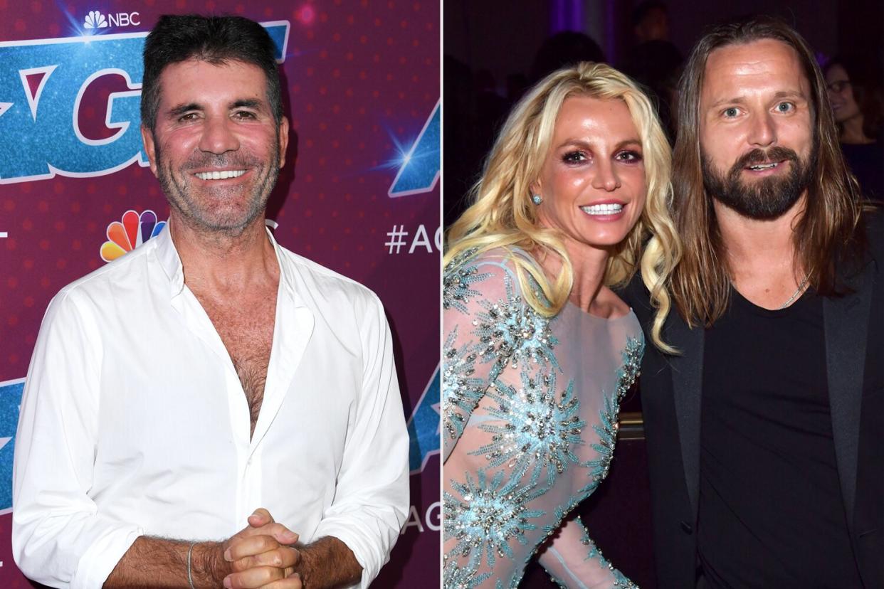 Simon Cowell, Britney Spears, and Max Martin