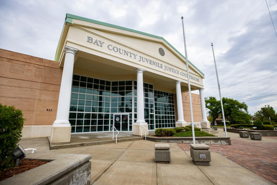 The Bay County Juvenile Justice Courthouse sits empty, but partially renovated April 9.