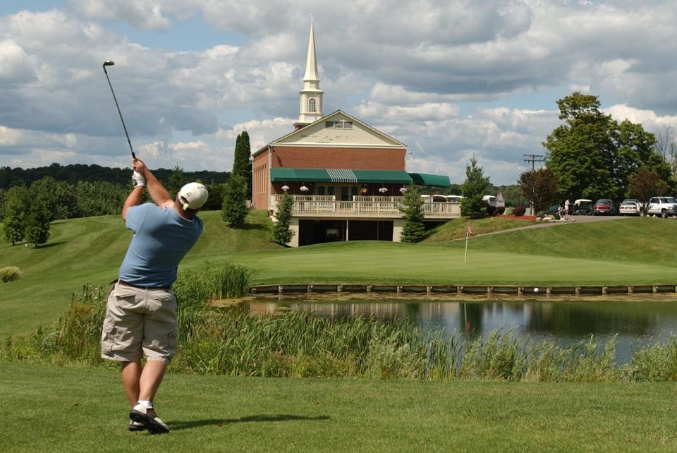 The ninth hole at Chapel Hill Golf Course.