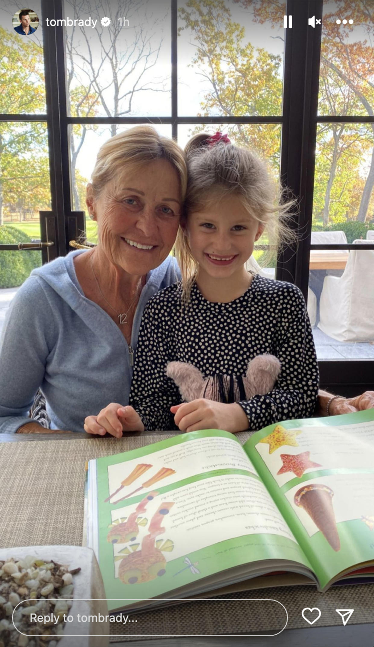 Brady's mother, Galynn, shares a sweet moment with her granddaughter, Vivian. 