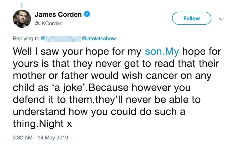 James Corden/Twitter