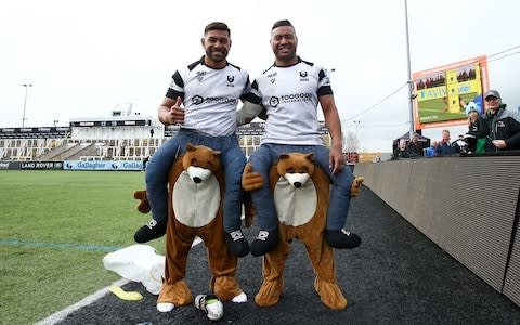 Charles Piutau and Siale Piutau of Bristol BEARS - Credit: getty images