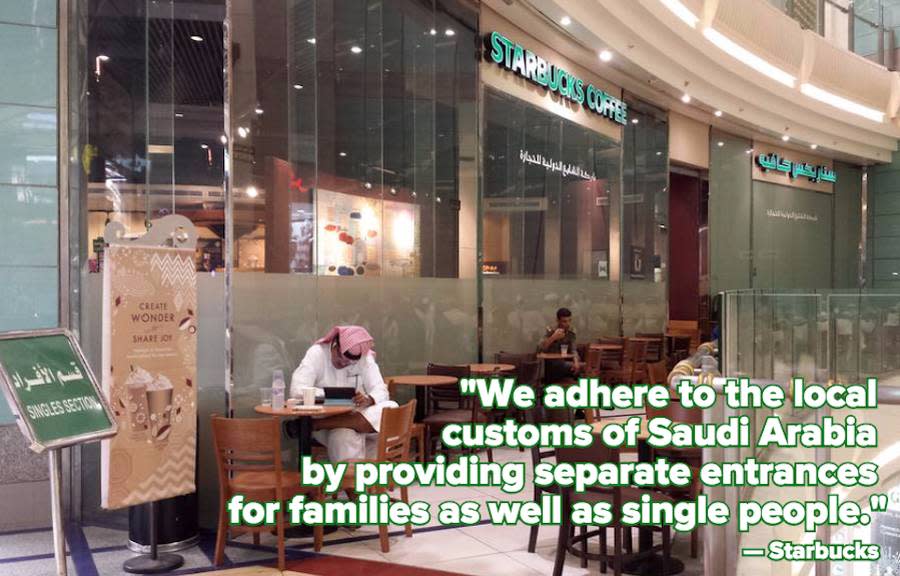 Women Are Being Banned From This Starbucks in Saudi Arabia — And People Are Outraged