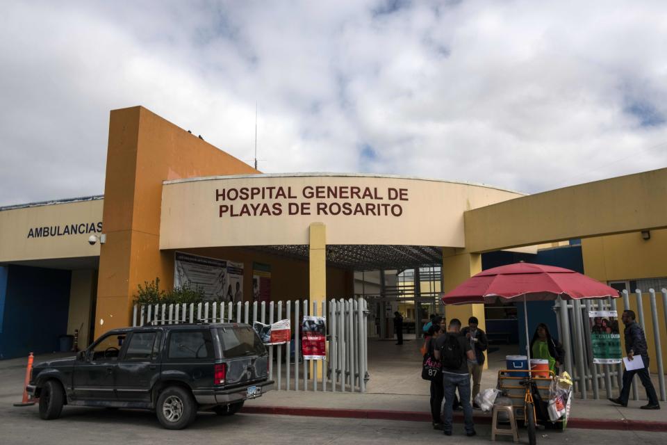 View of the Hospital General de Rosarito where allegedly Thomas Markle, the father of Meghan Markle, had been treated after a heart attack past week, in Rosarito, Baja California state, Mexico on May 17, 2018. - Hounded by the paparazzi, Meghan Markle's father has been caught up in the complex and often bitter relationship between Britain's royals and the media ahead of her wedding to Prince Harry. Thomas Markle, 73, is reportedly undergoing heart surgery and will not be able to walk his daughter down the aisle during the marriage on Saturday at Windsor Castle. (Photo by GUILLERMO ARIAS / AFP)        (Photo credit should read GUILLERMO ARIAS/AFP via Getty Images)