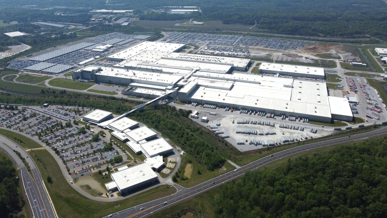 The Volkswagen plant in Chattanooga is one of the many auto plants in the South.