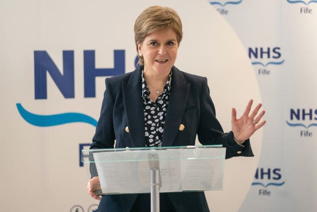 First Minister Nicola Sturgeon