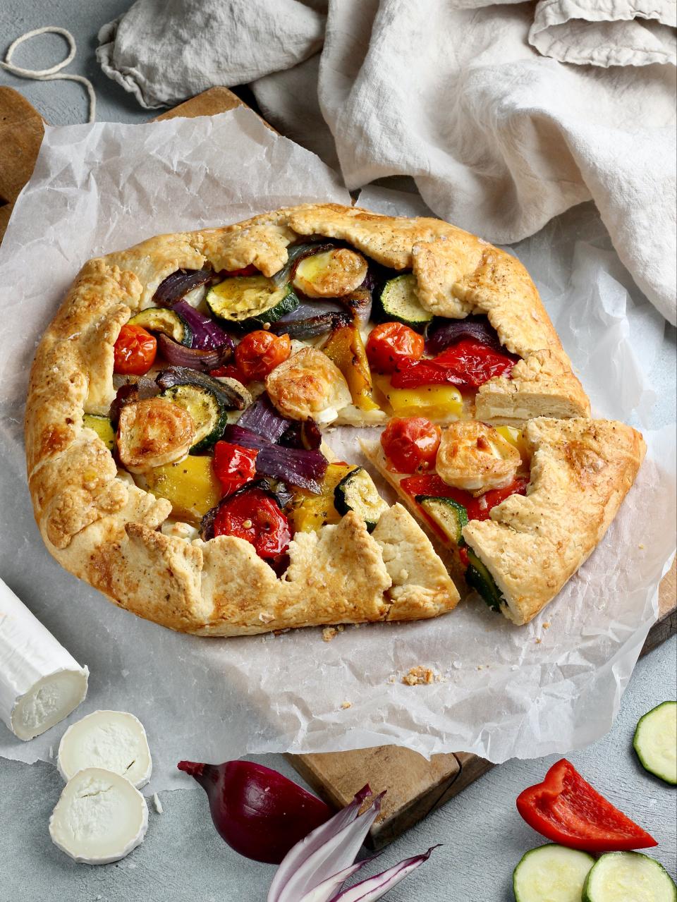 A Mediterranean take on the classic French galette (Easy Peasy Baking Campaign)