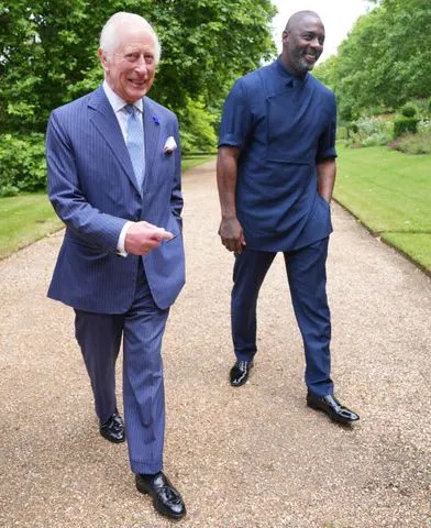 <p>Yui Mok - WPA Pool/Getty</p> (L-R) King Charles and Idris Elba