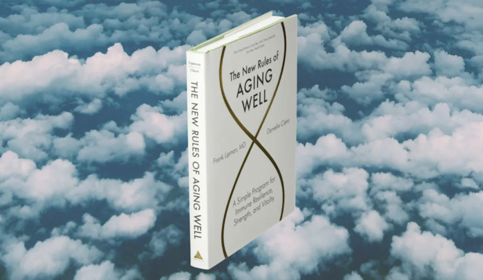 A hardcover copy of &#39;The New Rules for Aging Well&#39;