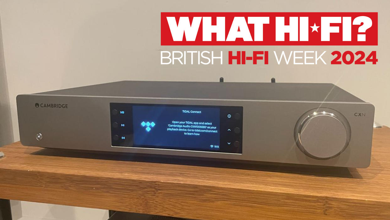  What Hi-Fi? British Hi-Fi Week Cambridge Audio competition lead image showing price. 