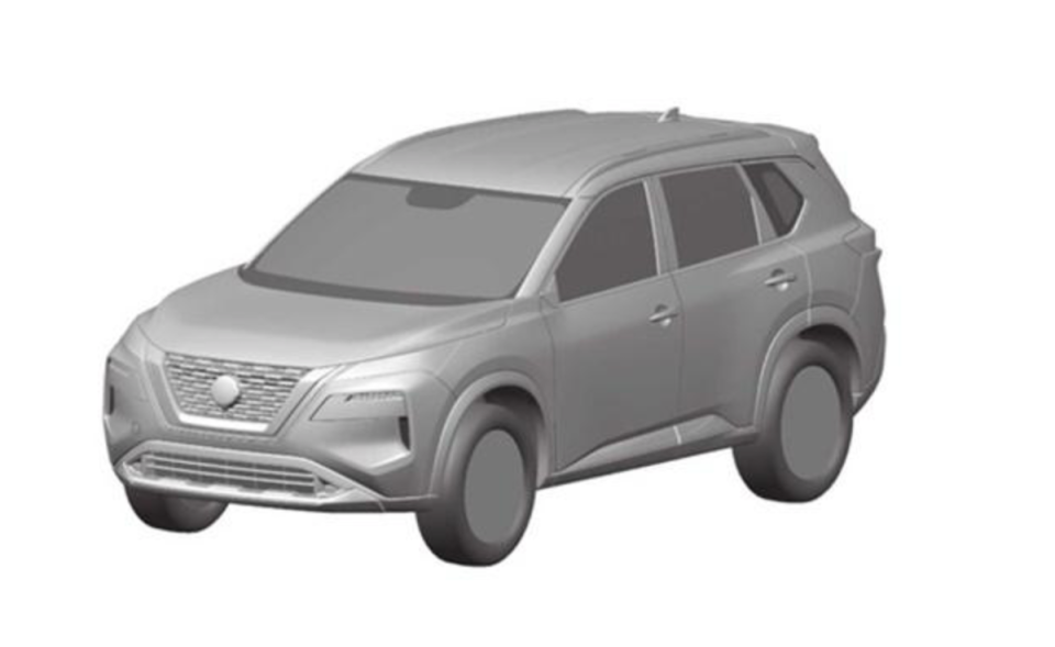 從巴西流出的原廠設計草圖，新一代 Nissan X-Trail 採用更年輕化設計。