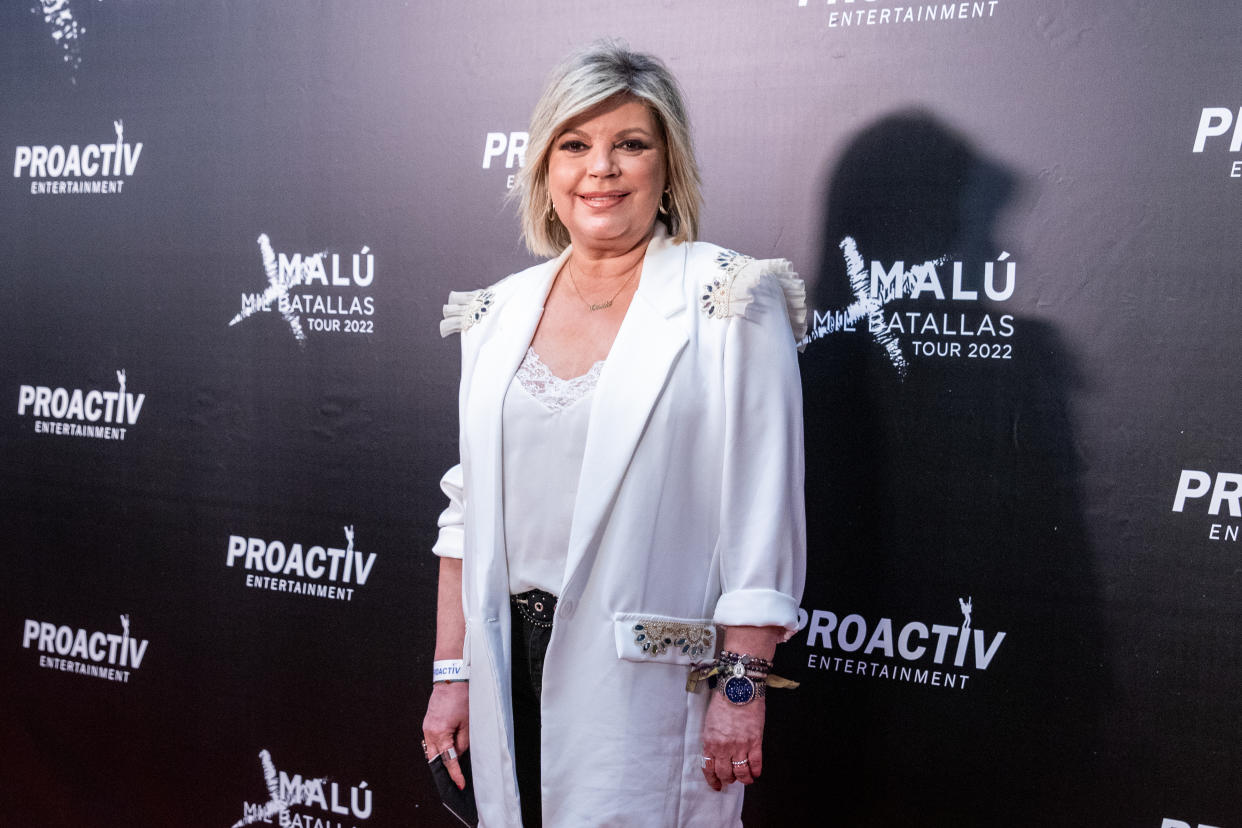 MADRID, SPAIN - MAY 12: Terelu Campos attends the Malu concert at Wizink Center on May 12, 2022 in Madrid, Spain. (Photo by Aldara Zarraoa/Getty Images)