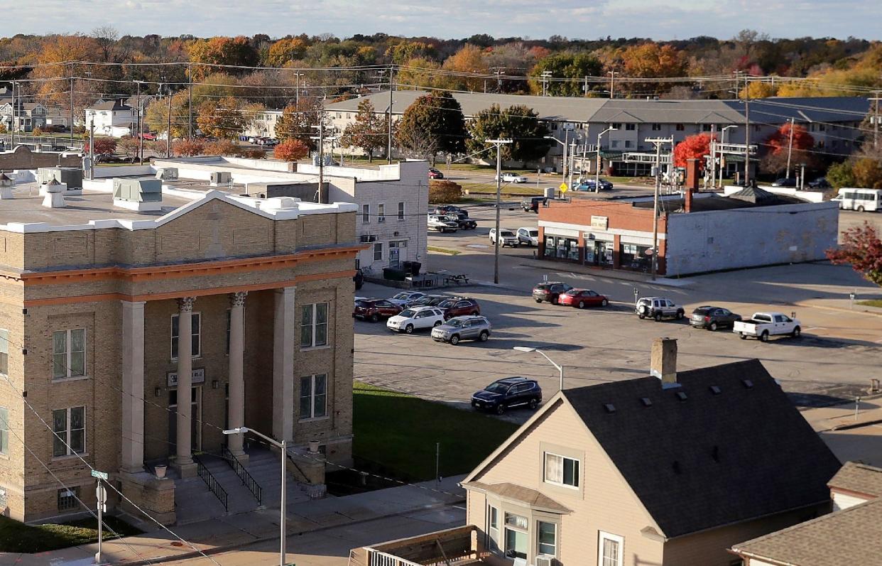 An affordable housing complex called Rise Apartments is planned for the 300 and 400 blocks of North Oneida Street in Appleton. The development would infill around existing buildings.