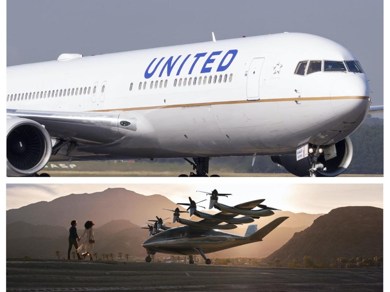 United Airlines and Archer.