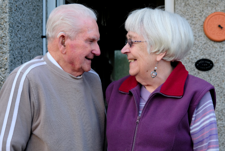 Patience: Stan and Dolly Izatt know exactly how to make a marriage work (SWNS)