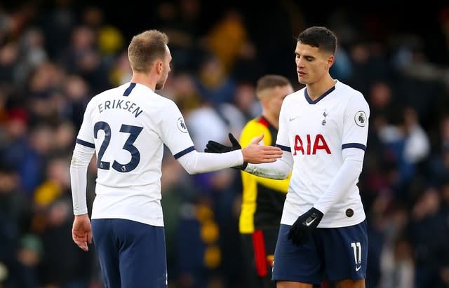 Neither Christian Eriksen nor Erik Lamela could find the back of the net for Tottenham 