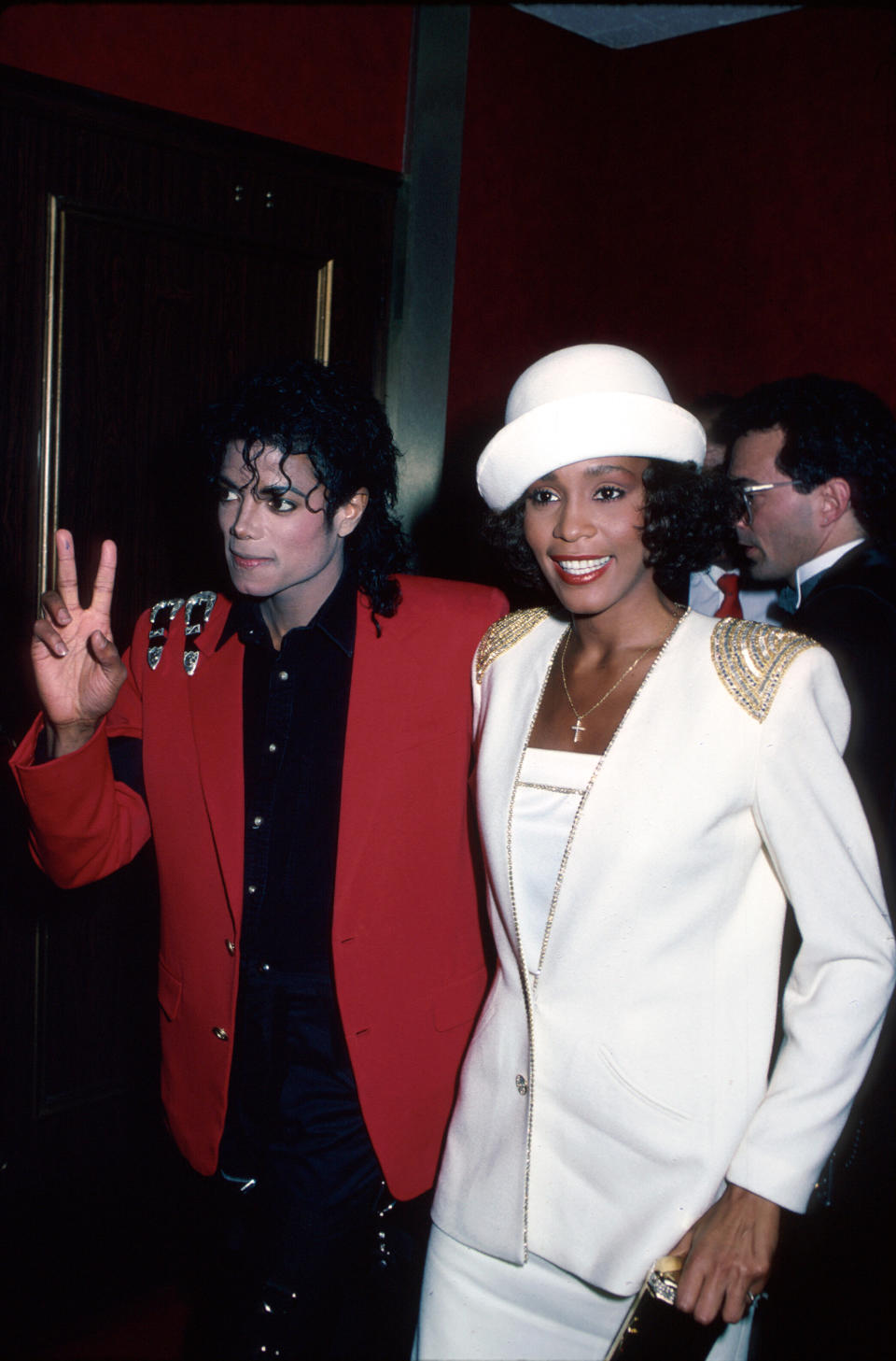 Singers Michael Jackson and Whitney Houston. (Photo: Time Life Pictures/DMI/The LIFE Picture Collection via Getty Images)