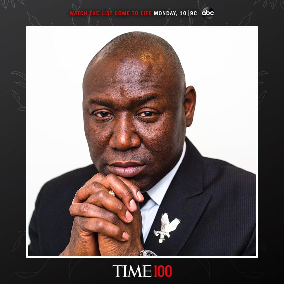 Civil Rights Attorney Ben Crump has been named in Time Magazine's list of world's 100 most influential people.
