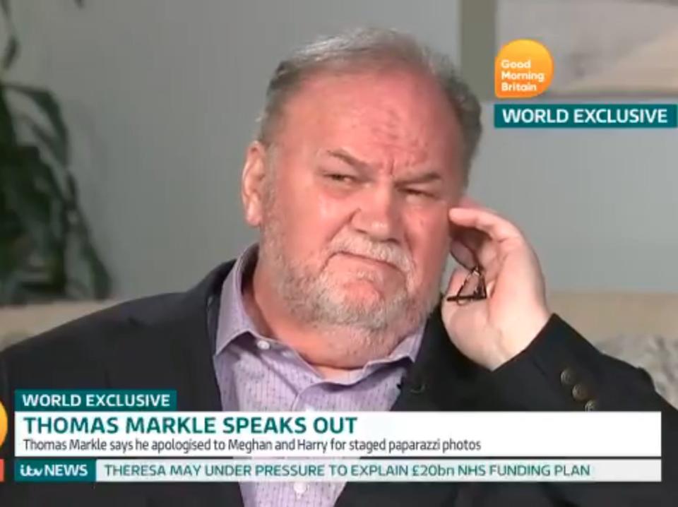 Thomas Markle on GMB