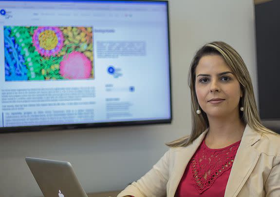 Carolina Horta Andrade, professor at the Federal University of Goiás in Brazil and the lead researcher on the OpenZika project.