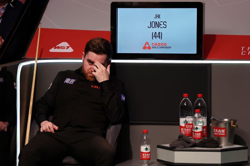 Jak Jones was defeated in the Snooker World Championship final by Kyren Wilson