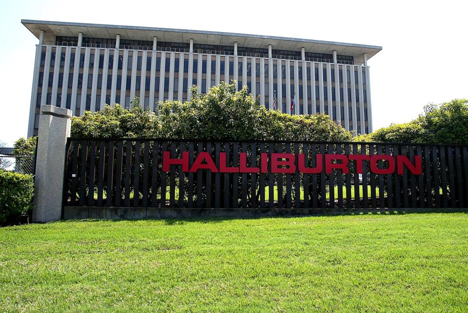 A Halliburton office building in Houston in 2003.