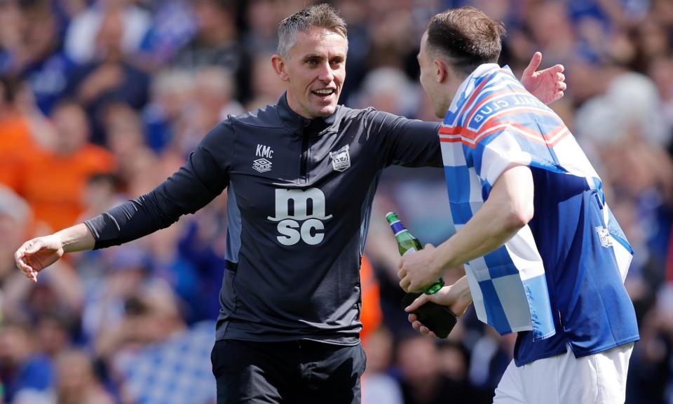 <span>Kieran McKenna is in demand after guiding Ipswich to promotion to the Premier League.</span><span>Photograph: Tom Jenkins/The Guardian</span>